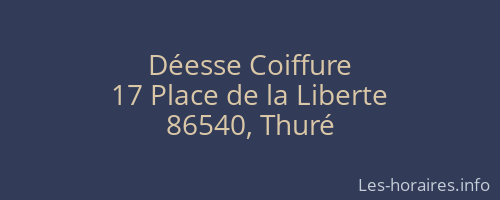 Déesse Coiffure
