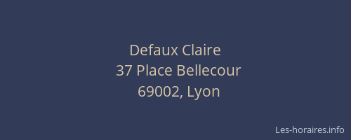 Defaux Claire