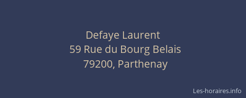 Defaye Laurent