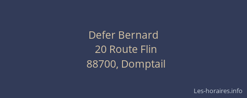 Defer Bernard