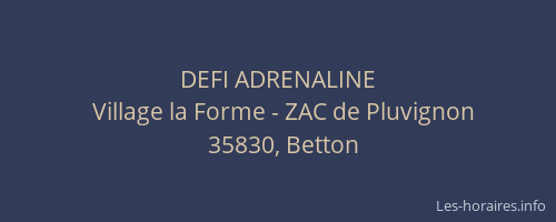 DEFI ADRENALINE