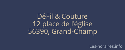 DéFil & Couture