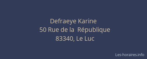 Defraeye Karine