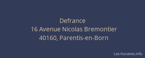 Defrance