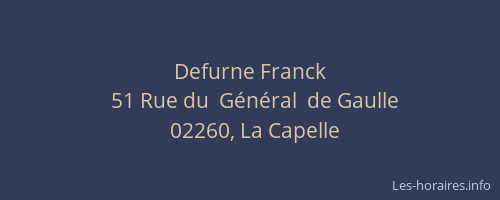 Defurne Franck