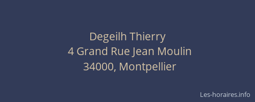 Degeilh Thierry