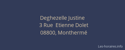 Deghezelle Justine
