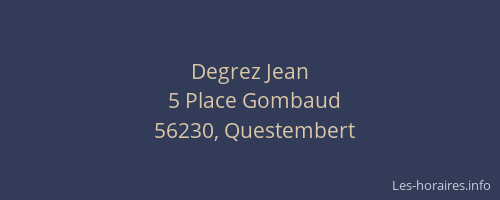 Degrez Jean