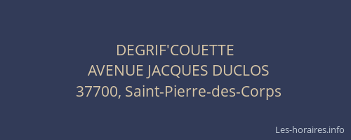 DEGRIF'COUETTE