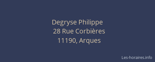 Degryse Philippe
