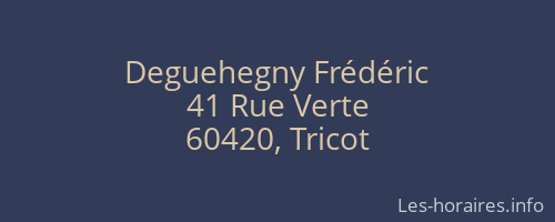 Deguehegny Frédéric