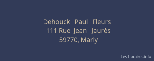 Dehouck   Paul   Fleurs