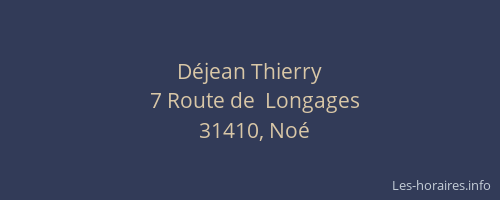 Déjean Thierry