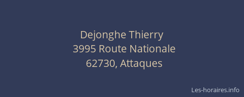Dejonghe Thierry