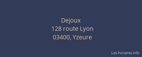 Dejoux