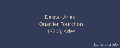 Dekra - Arles
