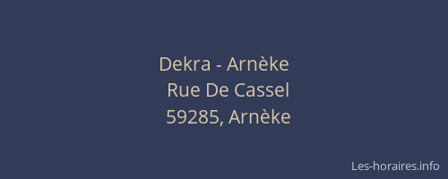 Dekra - Arnèke