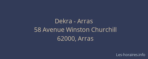 Dekra - Arras