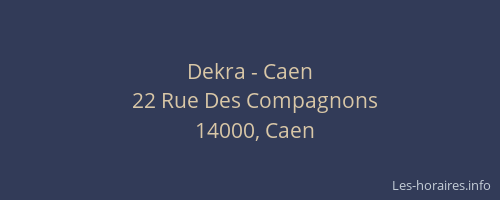 Dekra - Caen