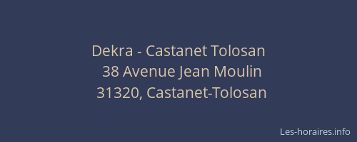 Dekra - Castanet Tolosan