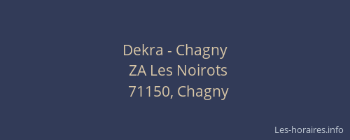 Dekra - Chagny