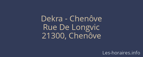 Dekra - Chenôve