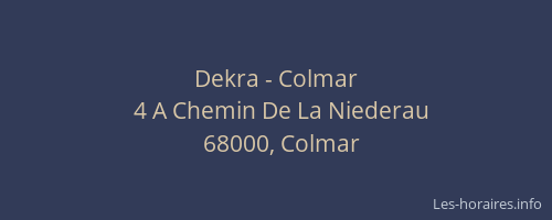 Dekra - Colmar