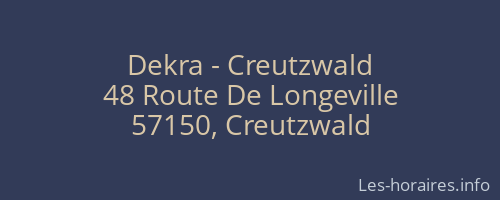 Dekra - Creutzwald