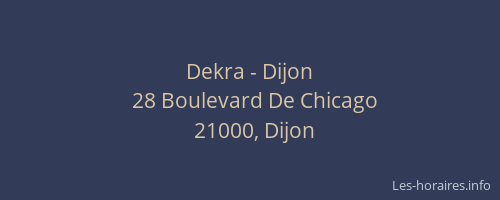 Dekra - Dijon