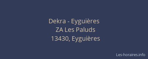 Dekra - Eyguières