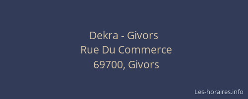 Dekra - Givors