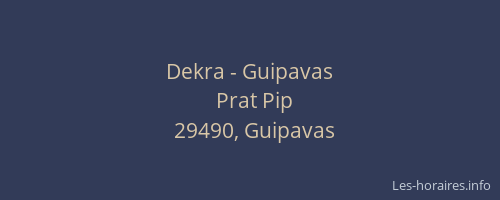 Dekra - Guipavas