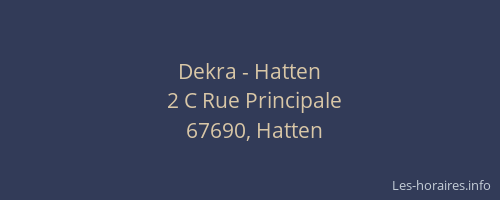 Dekra - Hatten