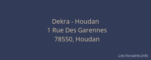 Dekra - Houdan