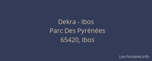 Dekra - Ibos