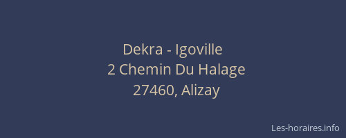 Dekra - Igoville