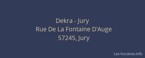 Dekra - Jury