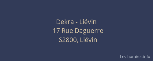 Dekra - Li&eacute;vin