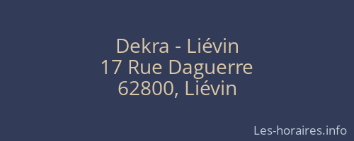Dekra - Liévin