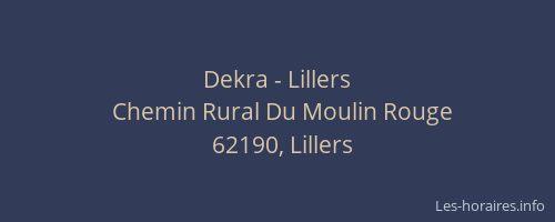 Dekra - Lillers