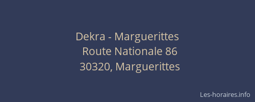 Dekra - Marguerittes