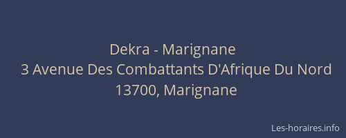 Dekra - Marignane