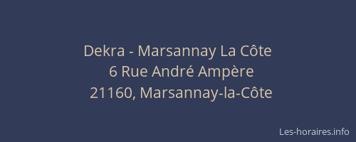 Dekra - Marsannay La Côte