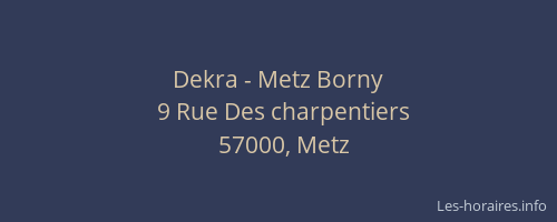 Dekra - Metz Borny