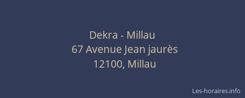 Dekra - Millau