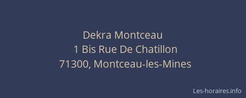 Dekra Montceau