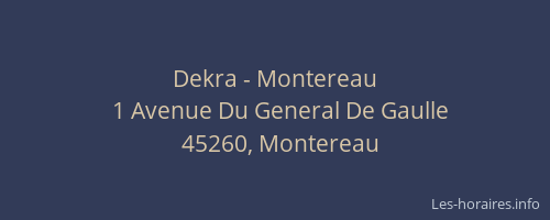 Dekra - Montereau