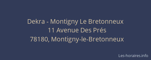 Dekra - Montigny Le Bretonneux