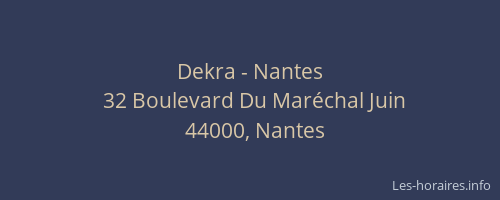 Dekra - Nantes