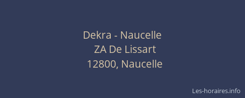 Dekra - Naucelle